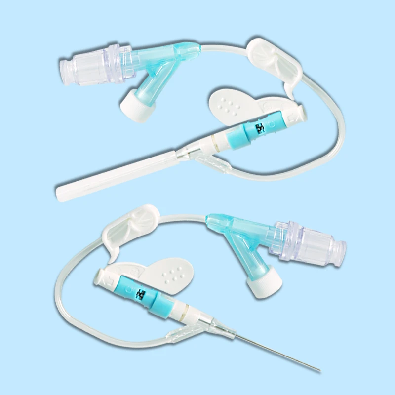 Medical Factory Disposable Surgical PVC Intravenous Infusion Set with Needle Veterinary Syringe Gun and Veterinary IV Cannula