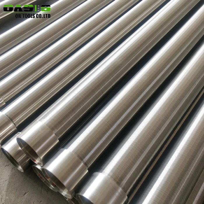 galvanized low carbon steel water well screens pipe