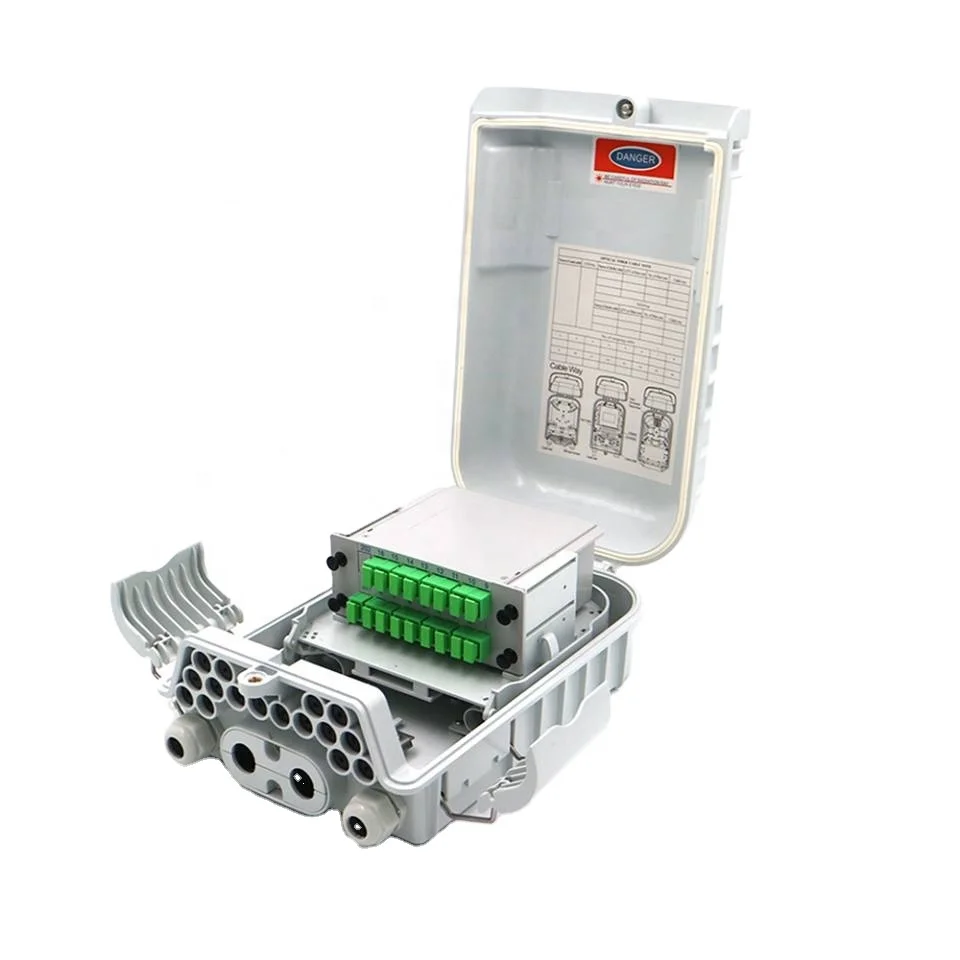 Волоконно-оптическая коробка для завершения 24 ядра 16 ядер 8 ядер 4 ядра для волоконно-оптического распределителя FDB ODB