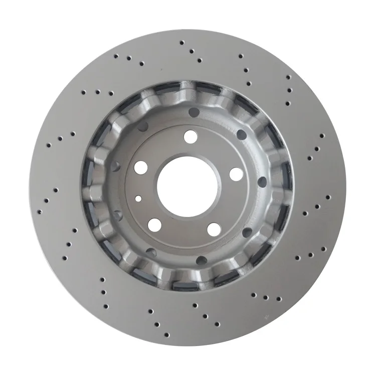 Rising star FOR AUDI RS4 B7 REAR LEFT RIGHT DRILLED BRAKE DISCS PAIR 8E0615601AB 8E0615602D