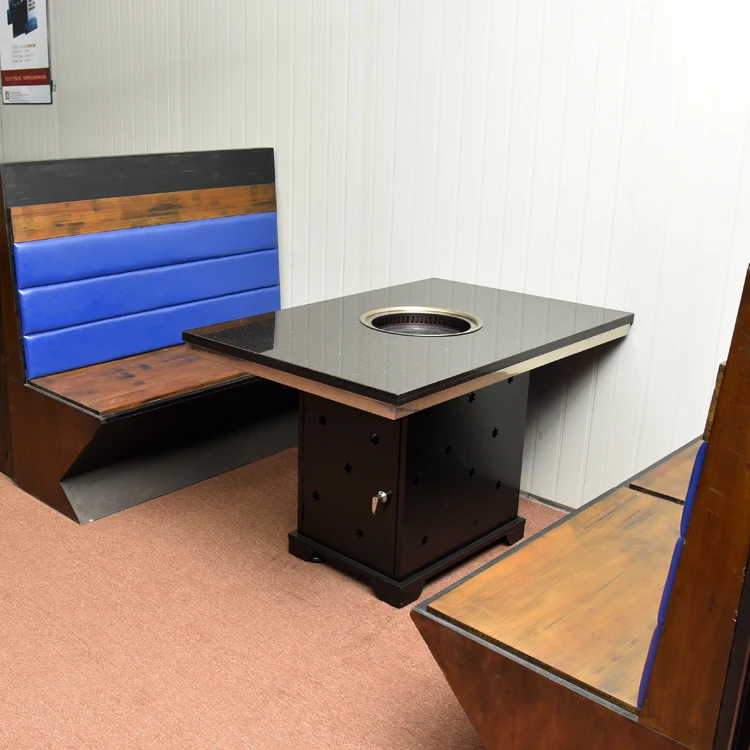 2021 домашний кварцевый бездымный коммерческий корейский электрический барбекю гриль стол по разумной цене