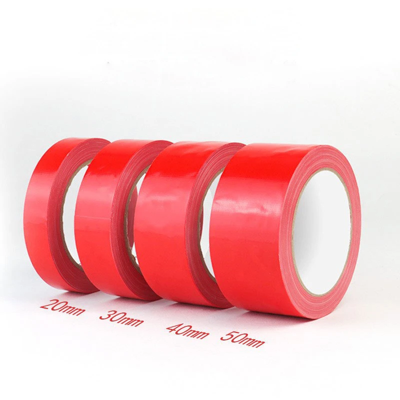 Custom Heavy-Duty Waterproof Duct Tape Colorful PVC Adhesive Hot Melt Acrylic Single-Sided Bopp Material Packed in Carton