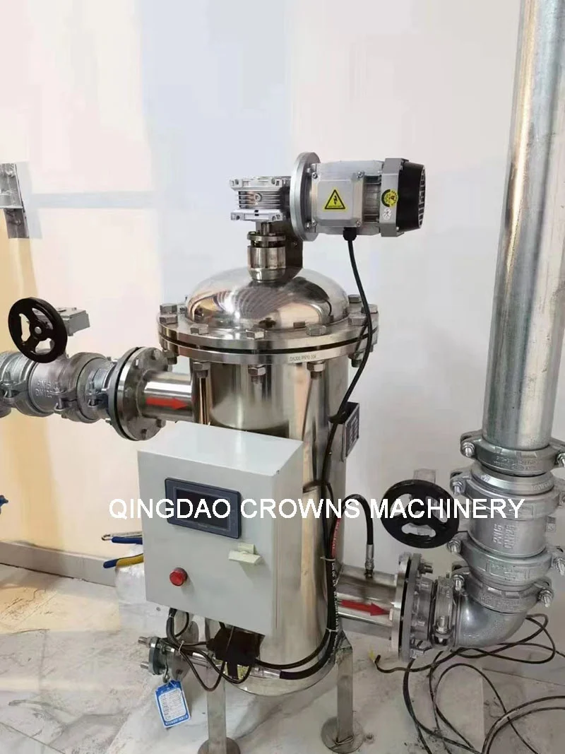 China supplier Automatic self cleaning brush filter stainless steel 304 self-cleaning filter For paint emulsion filtration