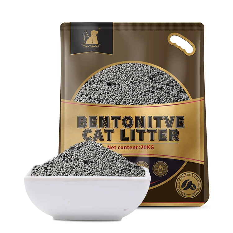 china factory wholesale price 10L dust free super clumping ball shape Sodium bentonite cat litter sand