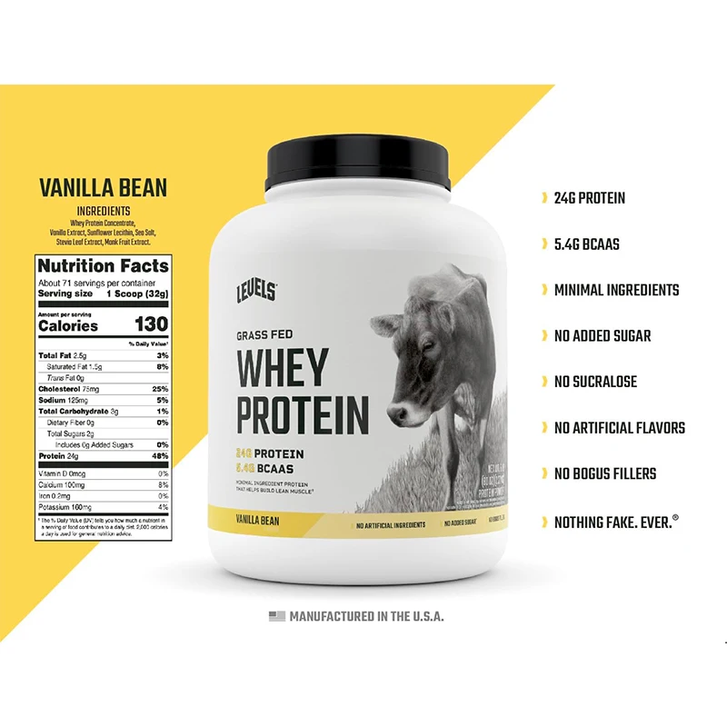 Wholesale Nutrition Muscle Building Healthcare Supplement Whey Protein Powder