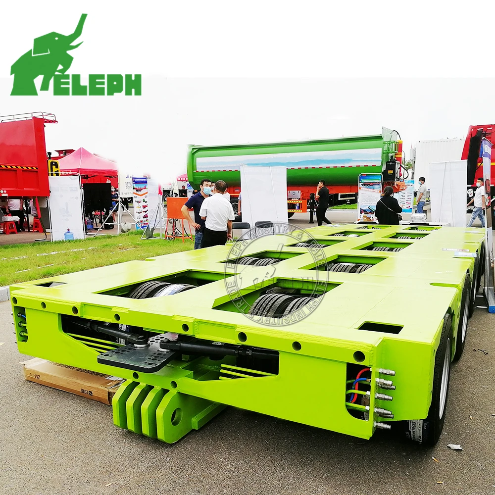 Hytraulic Low Bed Lowboy Semi Truck Comett  Goldhafer Modular Trailer