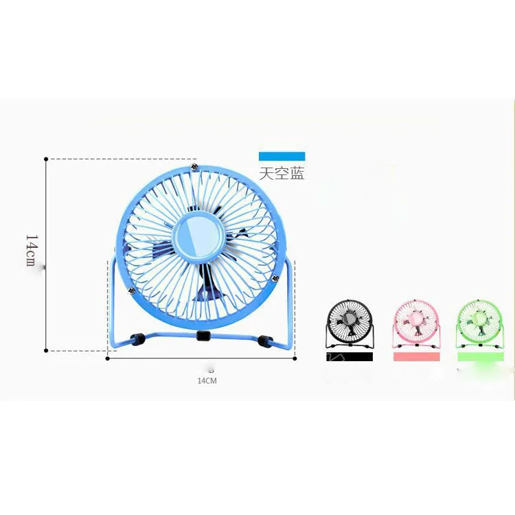 High quality 4 Inch USB mini Desk Fan Ultra-Quiet Design with 360 Rotation Portable Cooling for Home & Office Fan Usb Fans