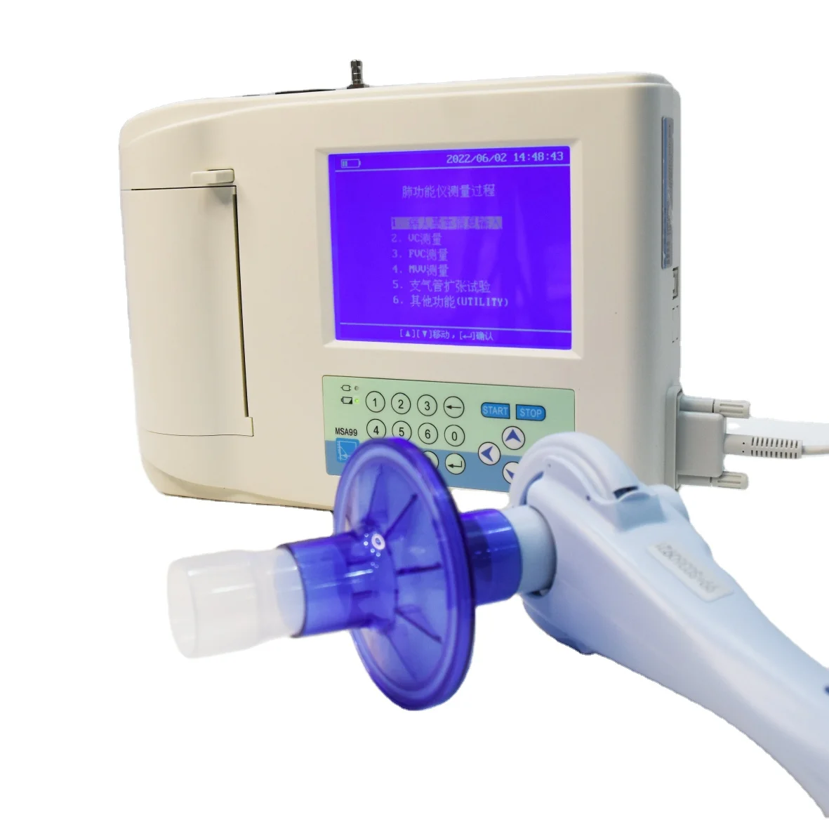 CE ISO approved digital electronic MB  Spirometer MSA99 with 5.7 inch screen