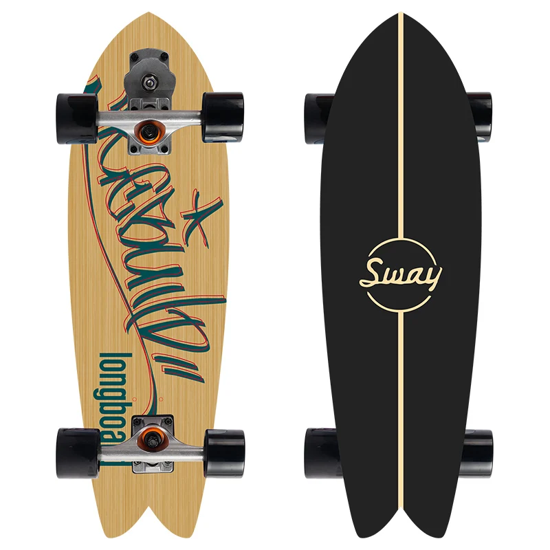  Новый дизайн 32 дюймов S7 грузовик Канада клен Surfskate оптовая продажа рыбы для серфинга катания на