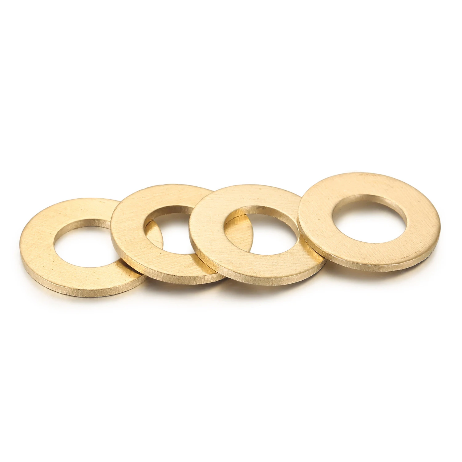 Large flat gasket brass screw copper ring seal washer M2 ~ M33 metal retaining