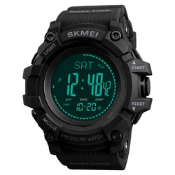 SKMEI 1358 Sport Stopwatch Compass Pedometer Watch Men Reloj de hombre Barometric Pressure Digital Watch