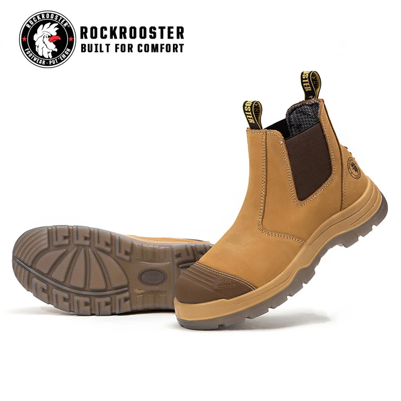 
New Selling American European Oil Resistant Safety Boots Rockrooster Factory Directly Selling American European Safety Shoes 