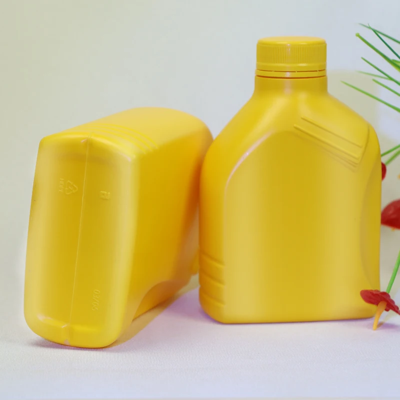 Высокое качество 500 мл/1 л HDPE пластиковое моторное масло пустая бутылка с завинчивающейся крышкой контейнер для смазки 1 литр мазута Заводская оптовая продажа