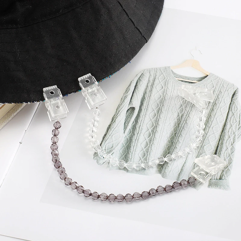 Adjustable Hat Clips Retainer Fishing Keeper with Cord for Golfing Fishing Boating Sailing Sports Cap Wind-proof Rope