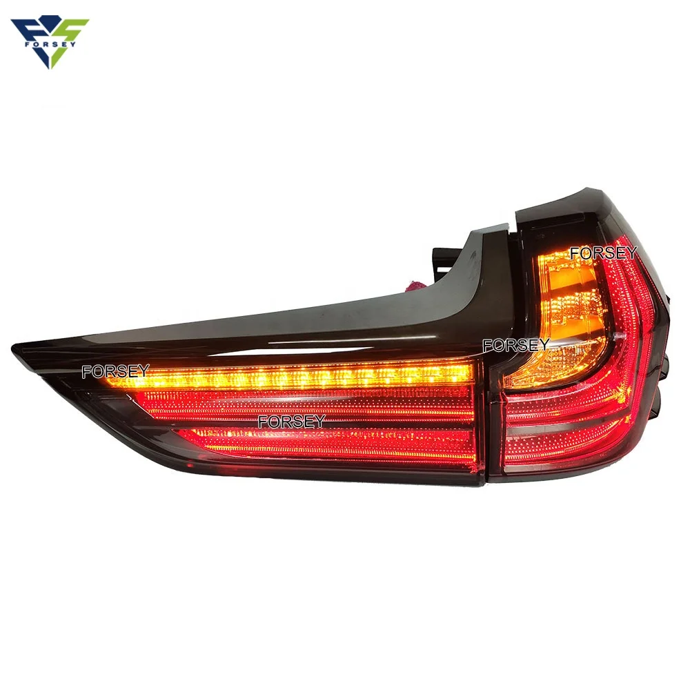 Rear LAMP FOR 2016-2019 Lexus LX570 LED Tail light full LED Smoked Black F-sport