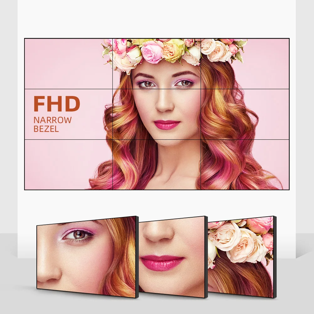 5x5 46 49 55 65 inch ultra narrow samsung lcd video wall