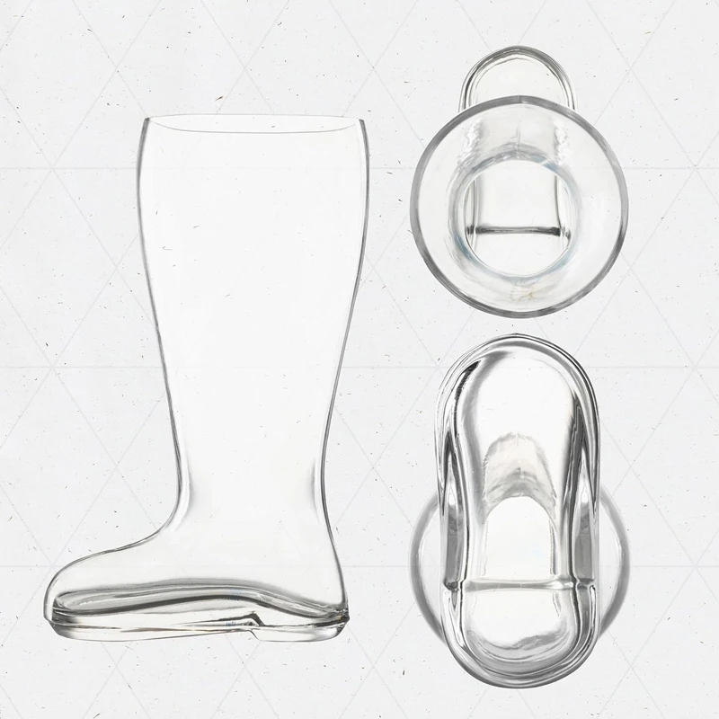 Factory Custom Glass Beer Boot Shaped Beer Glass Mug High quality Boot beer glasses