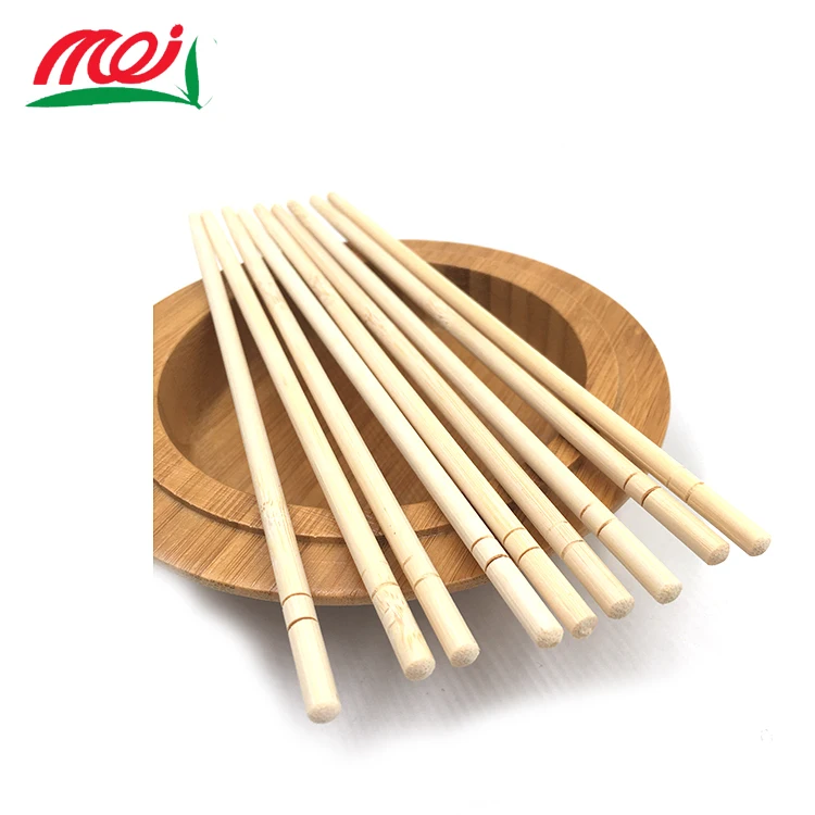 Long Round Food Japanese 27cm Disposable  cutlery Bamboo Chopstick