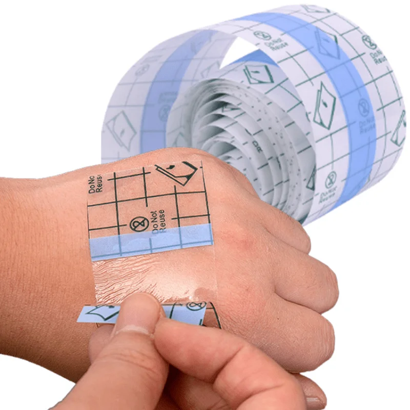 Tattoo Aftercare Bandage Waterproof Wound Dressing Protective Pu Medical Film Tape Transparent Waterproof PU Roll