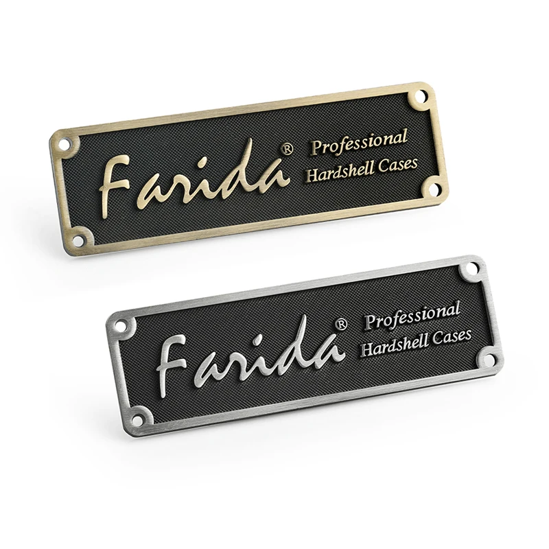 Customized  audio aluminium label personalized audio electronics Brand Logo metal nameplate Audio Equipment Nameplate badge