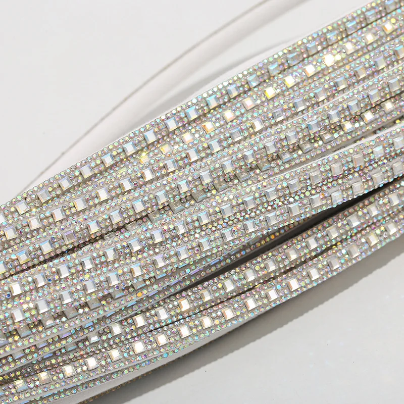 Fashion Sandals Accessories Rhinestone Diamond Cord Crystal Trimming Rope for Shoes