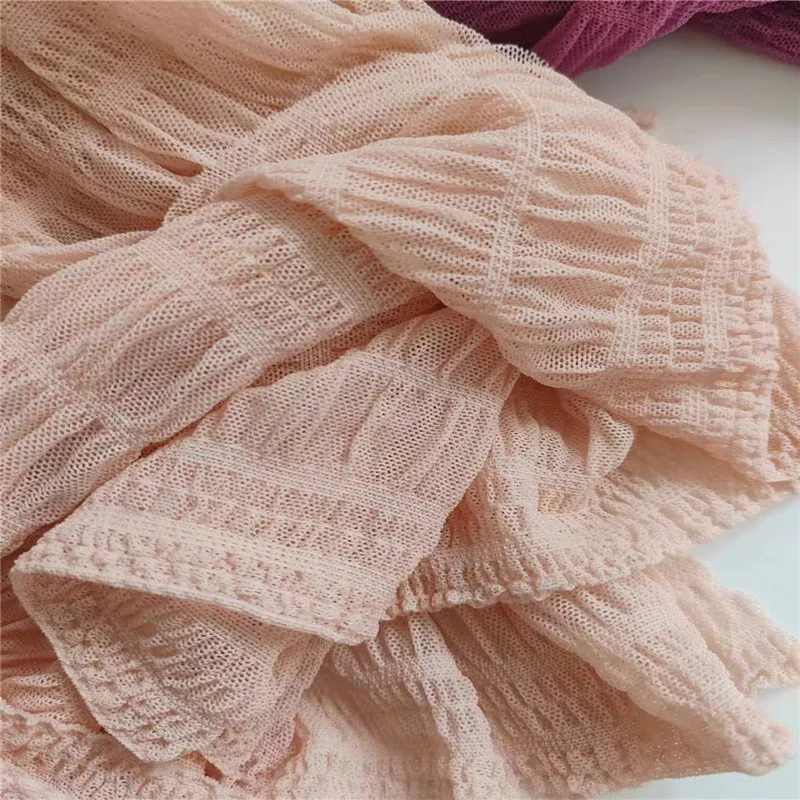 Custom Sportswear Honeycomb Fabric Mesh Jersey Nylon Spandex  Fabric For dress