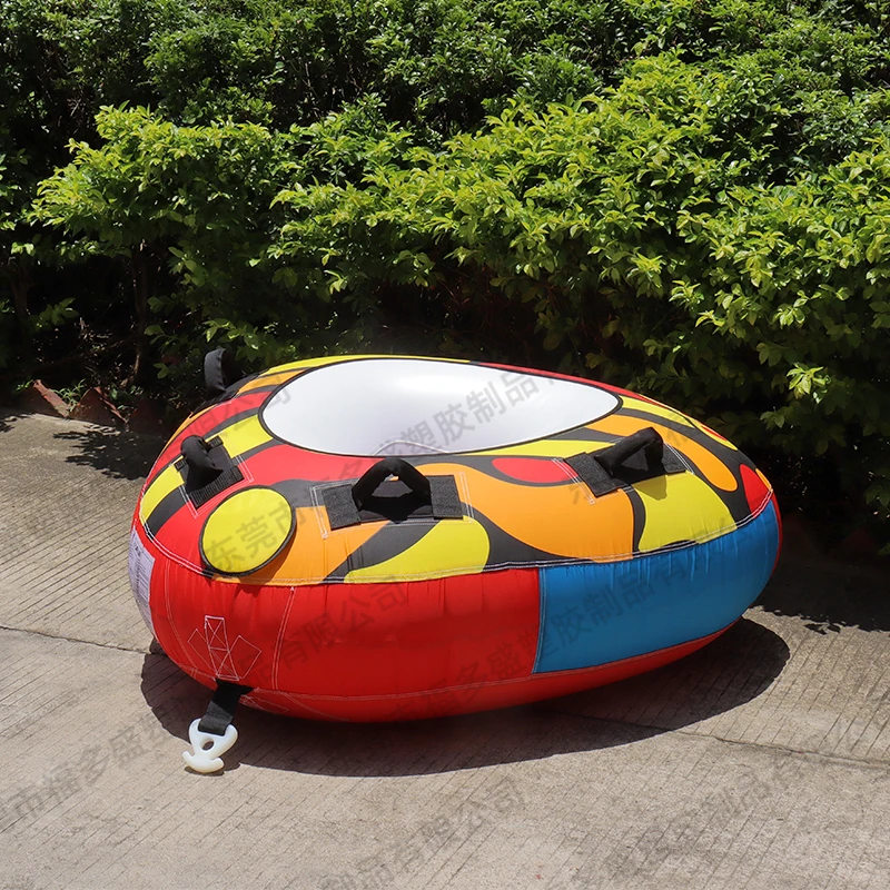 Spot water single towable tube inflatable drag boat water ski triangle speedboat drag ring sled