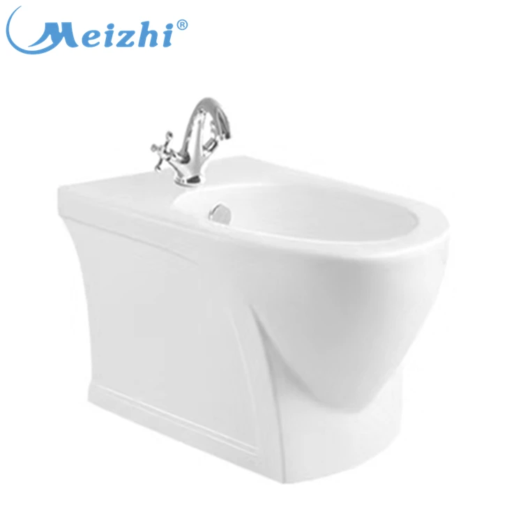 China bathroom ceramic woman wc bidet floor standing wc toilets set