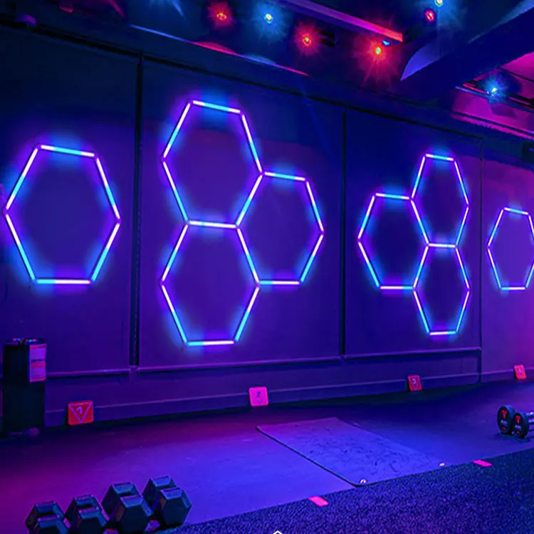 Energy Saving RGB Hexagonal Decorative Modern Celling Led Lights For Home with 380+ models in color and speed