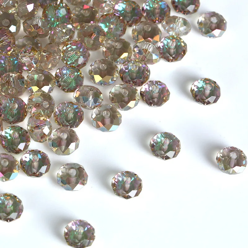 Multicolor Faceted Glass Beads High Quality Glass Crystal 4mm Glass Beads For Bracelet Necklace