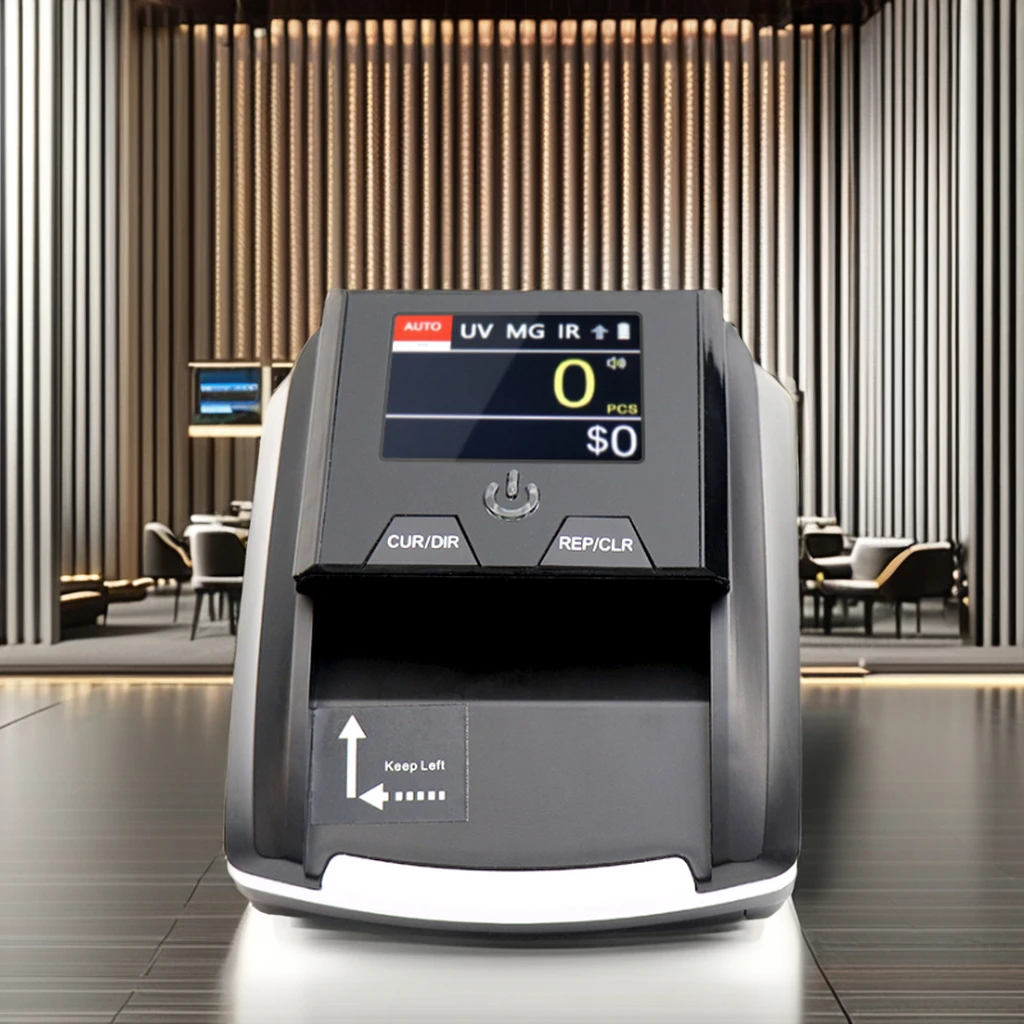 AL-136T   TFT Display  Multi-Currency Automatic Banknote Detector  Cash Detector Money Counter for Banks