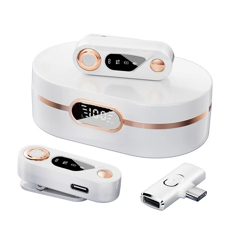 S36 Wireless collar microphone - Drag two charging bay anchor live radio mini noise cancelling