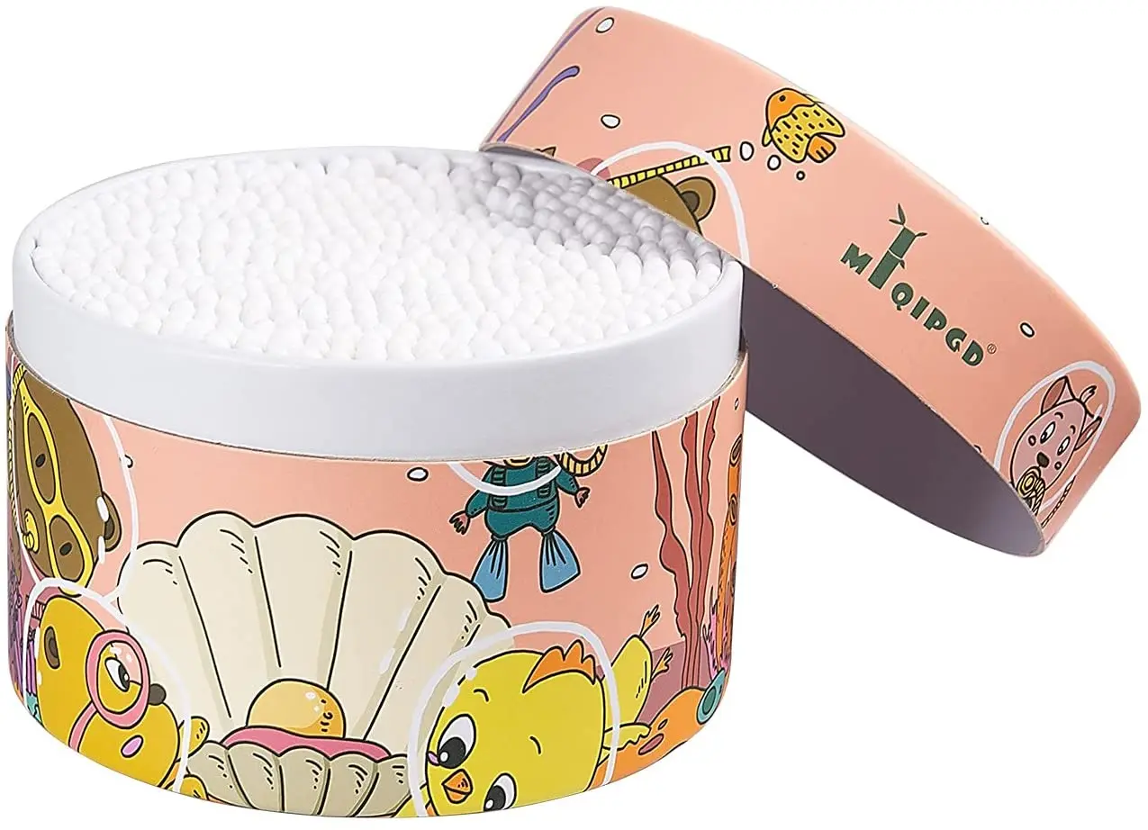 Картонная круглая коробка для косметических эфирных масел