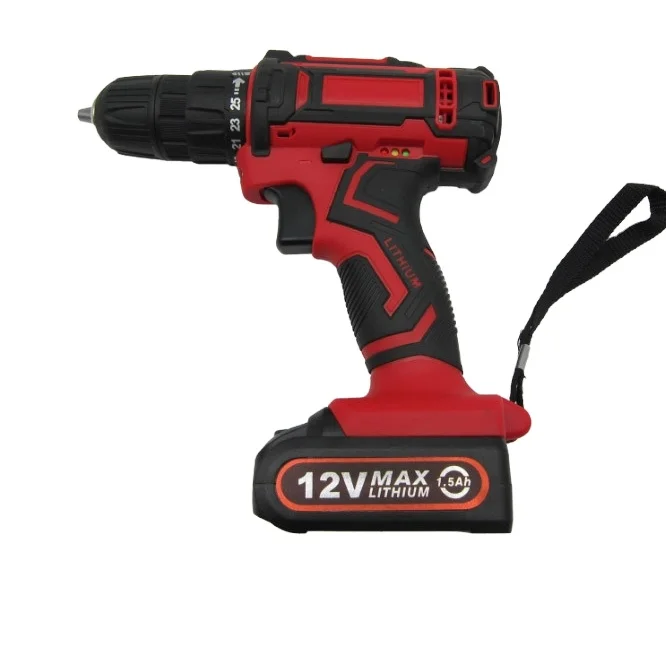 IDO-FIX дрель Amazon горячие продажи 12V литиевая батарея электрическая ручная дрель электрическая отвертка