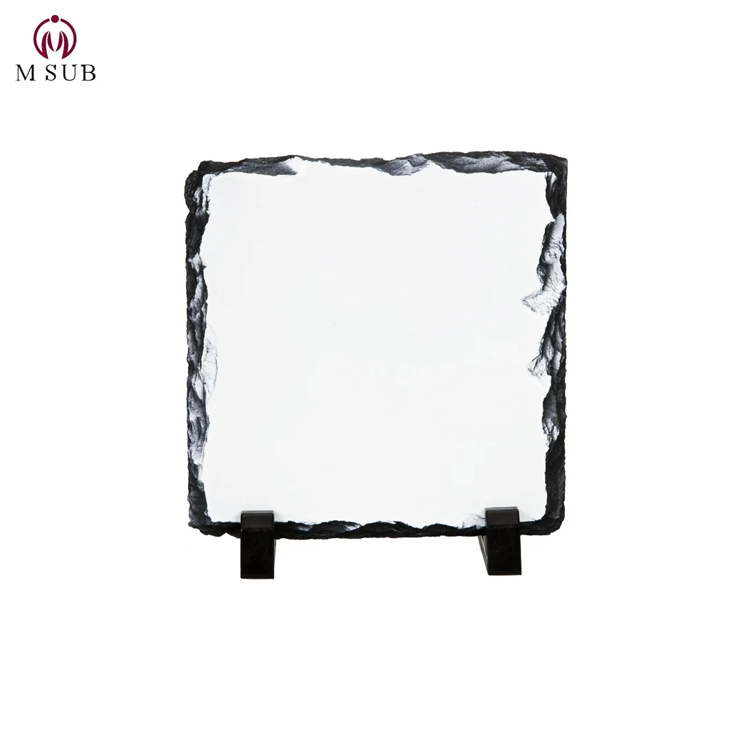 
New Design Rock Stone Photo Slate for Sublimation sublimation blank slate stone photo frame 