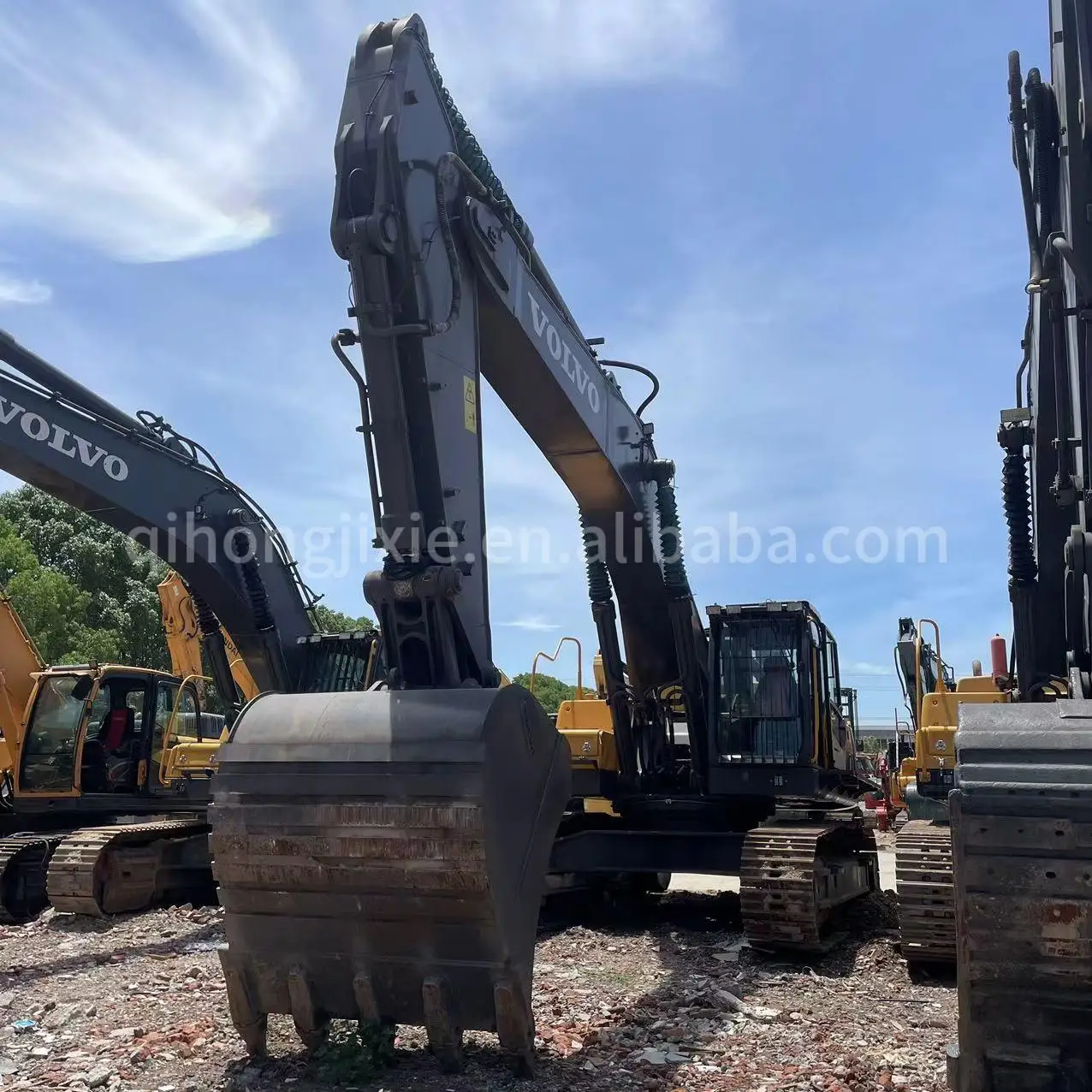 90% новый Подержанный VOLVO EC480DL 48 тонн в хорошем состоянии и высокое качество мощная мощность низкая цена четыре национальных стандарта