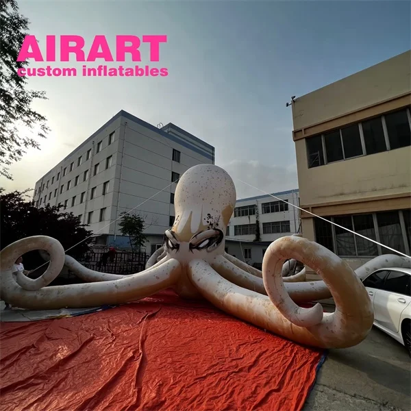 Crazy scary big inflatable octopus, inflatable octopus animal for stage