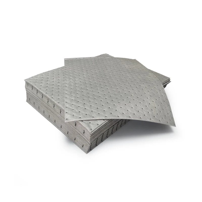 Eco-friendly Oil Absorbent Pad Control Oil Spill Spread Leakage Clean Up Quickly