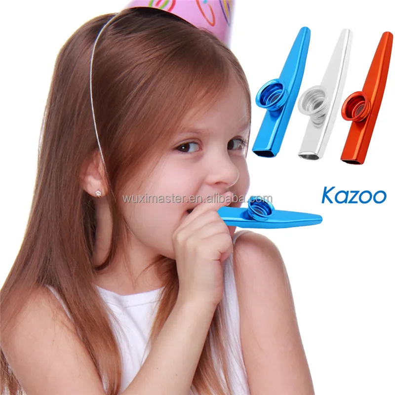  Высококачественный металлический музыкальный инструмент Kazoo для