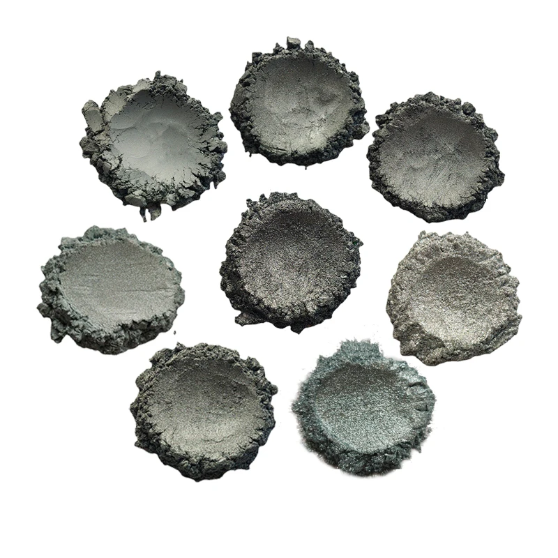 Silver pearlescent pigment silver mica powder pigment for nail art dedication and craft product