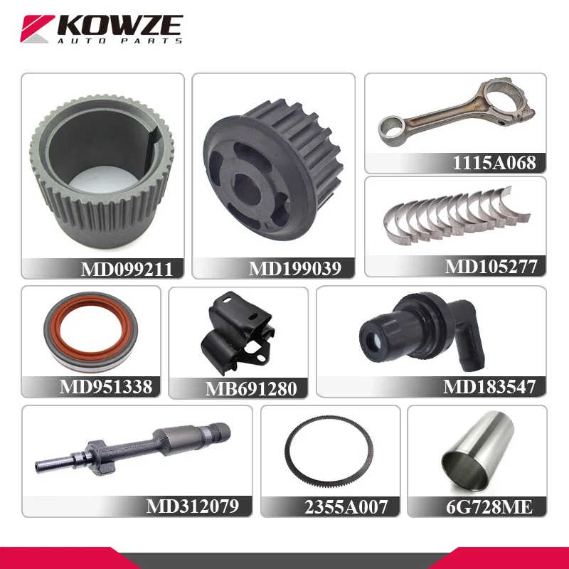 Kowze Auto Spare Parts Engine Assembly Car Front Rubber Engine Mount automotive parts for Mitsubishi L200 Ford Toyota