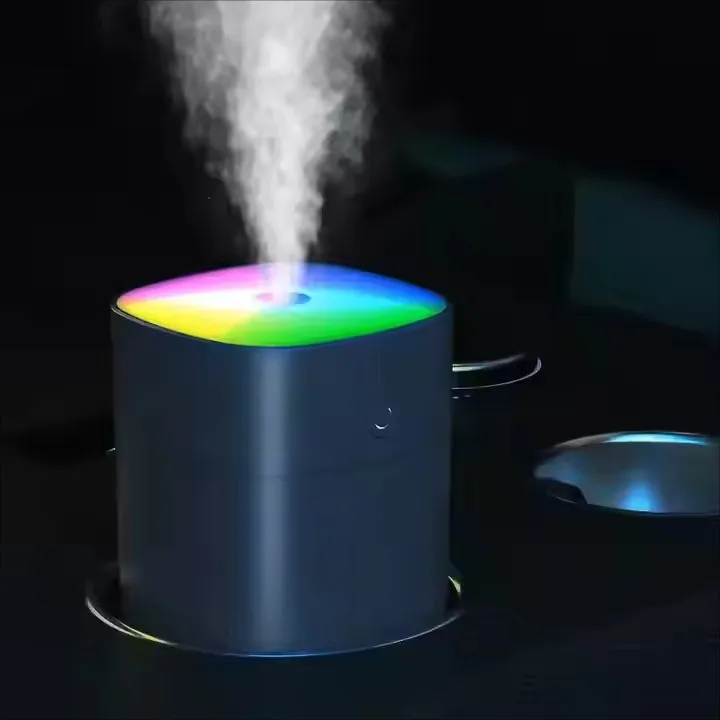 Fashional Mini USB Portable Air Humidifier Aroma Diffuser with LED Cool Light Mist for Room Home Car Plant Purifier