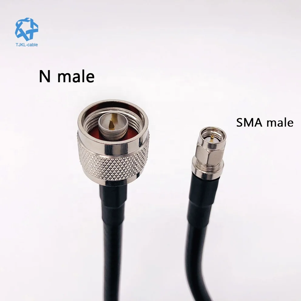 High Quality Low Loss 5D-FB Coaxial Cable 50 Ohm Antenna Extension Cable RF Antenna Cable N male to SMA male 10 M