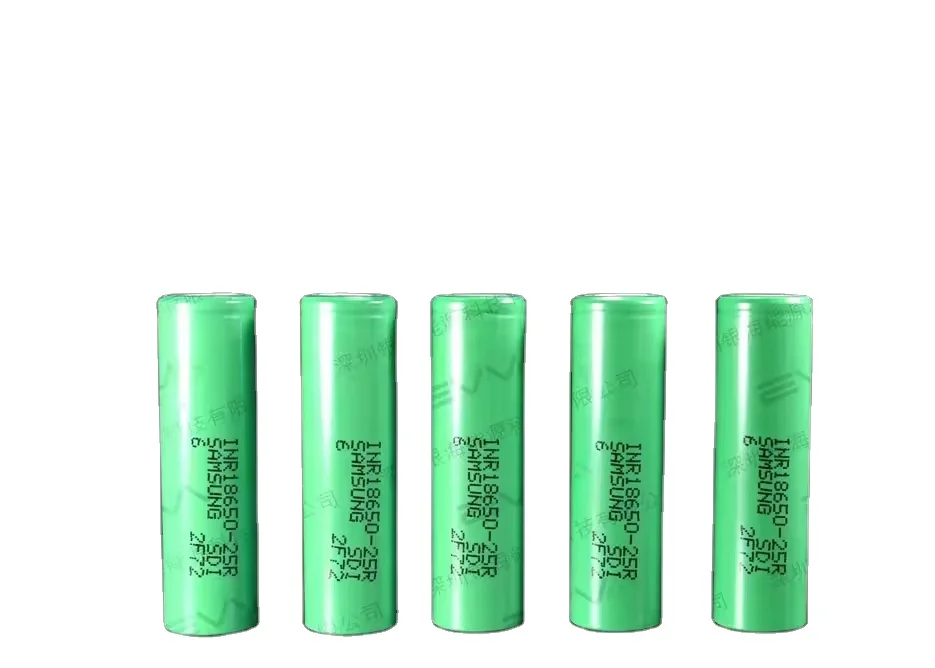 Rechargeable  Genuine 18650 3.6V 2500mAh Flat Top Unprotected Battery for Samsung INR8650 25R Lithium ion Battery cell OEM
