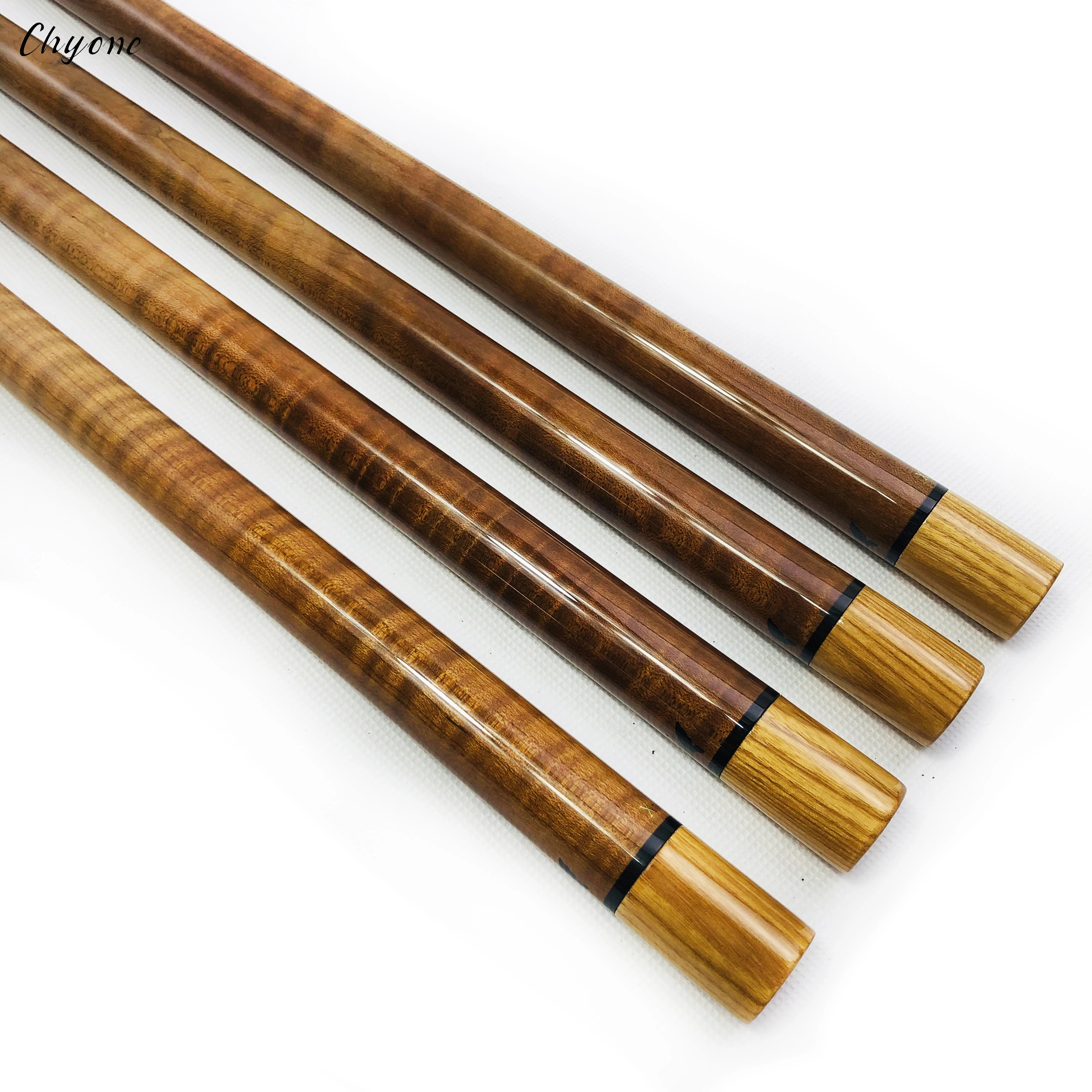 carom cue  Chyone Korea carbonated tiger curly carom cue shafts low deflection pool cue shafts carbon fiber shaft