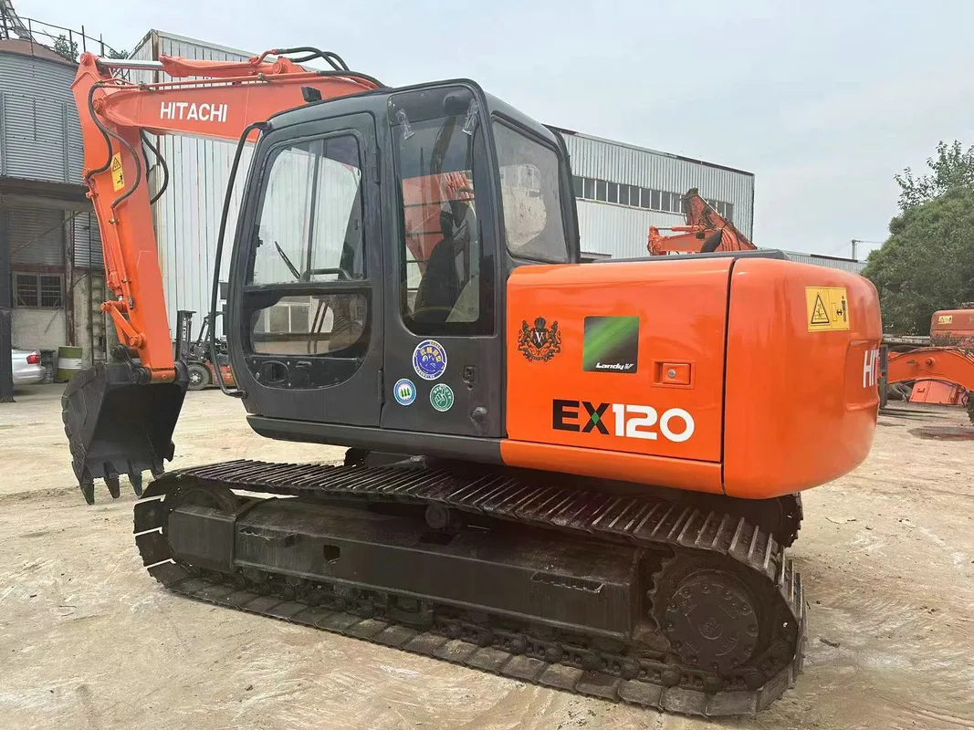 High Quality Hitachi EX120 Used excavator Construction Machinery EX120-5 12 tons Crawler excavators Sell well