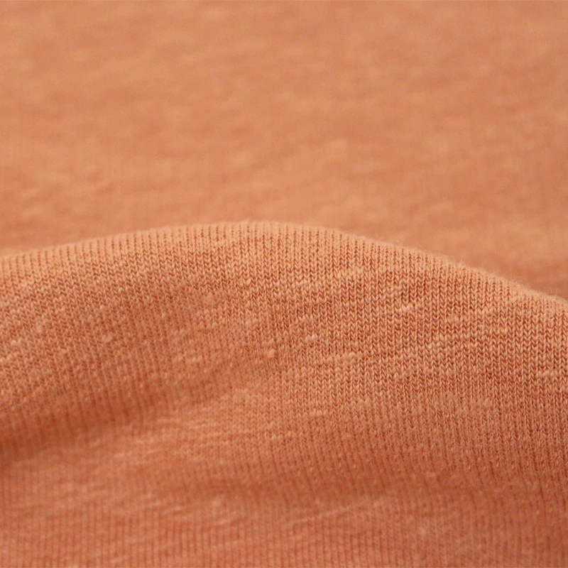Best material 51% linen 31% polyester 14% cotton 4% spandex terry eco-friendly knitting fabric for sweatshirt