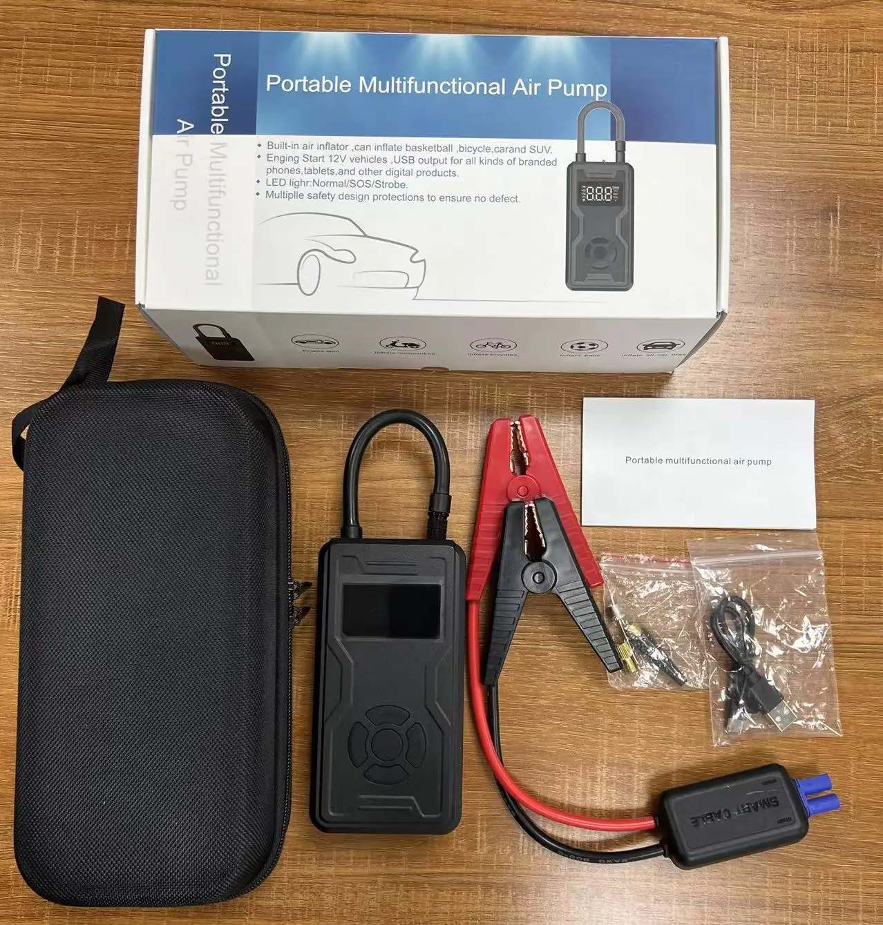 Mini Portable 5v 12v car tire inflators Auto Electric car Air Compressor punp