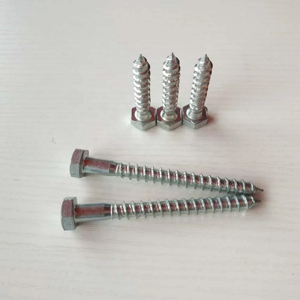 DIN571 hex head lag wood screw for all size