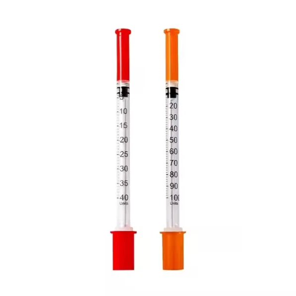 Hot Selling 0.3 ml 0.5ml 1ml Medical Disposable Insulin Syringe For Insulin injection, used to treat diabetes